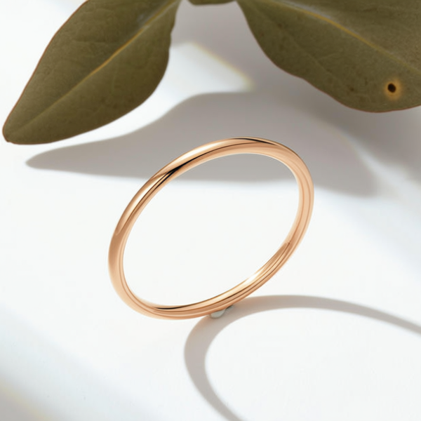 金戒指女款图片简约款